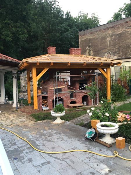 Grillüberdachung